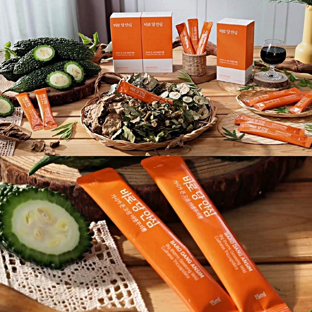 바로당안심 6개월분 건강즙 꾸지뽕진액 여주즙 바나바잎 돼지감자즙 당 안심