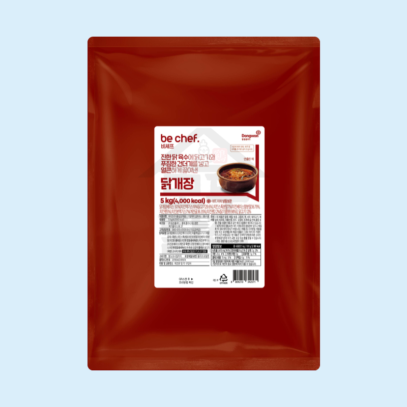 동원 홈푸드 비셰프 닭개장 5kg 대용량 업소용 - 상품 이미지