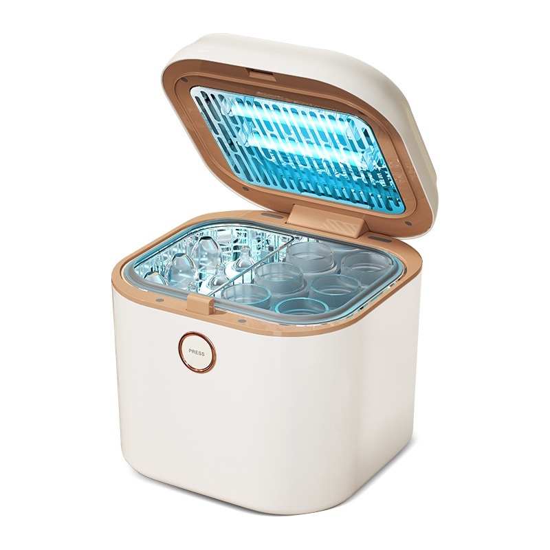 해피베이비 올인원 UV-LED 스마트 젖병소독기 화이트 에디션 - 상품 이미지