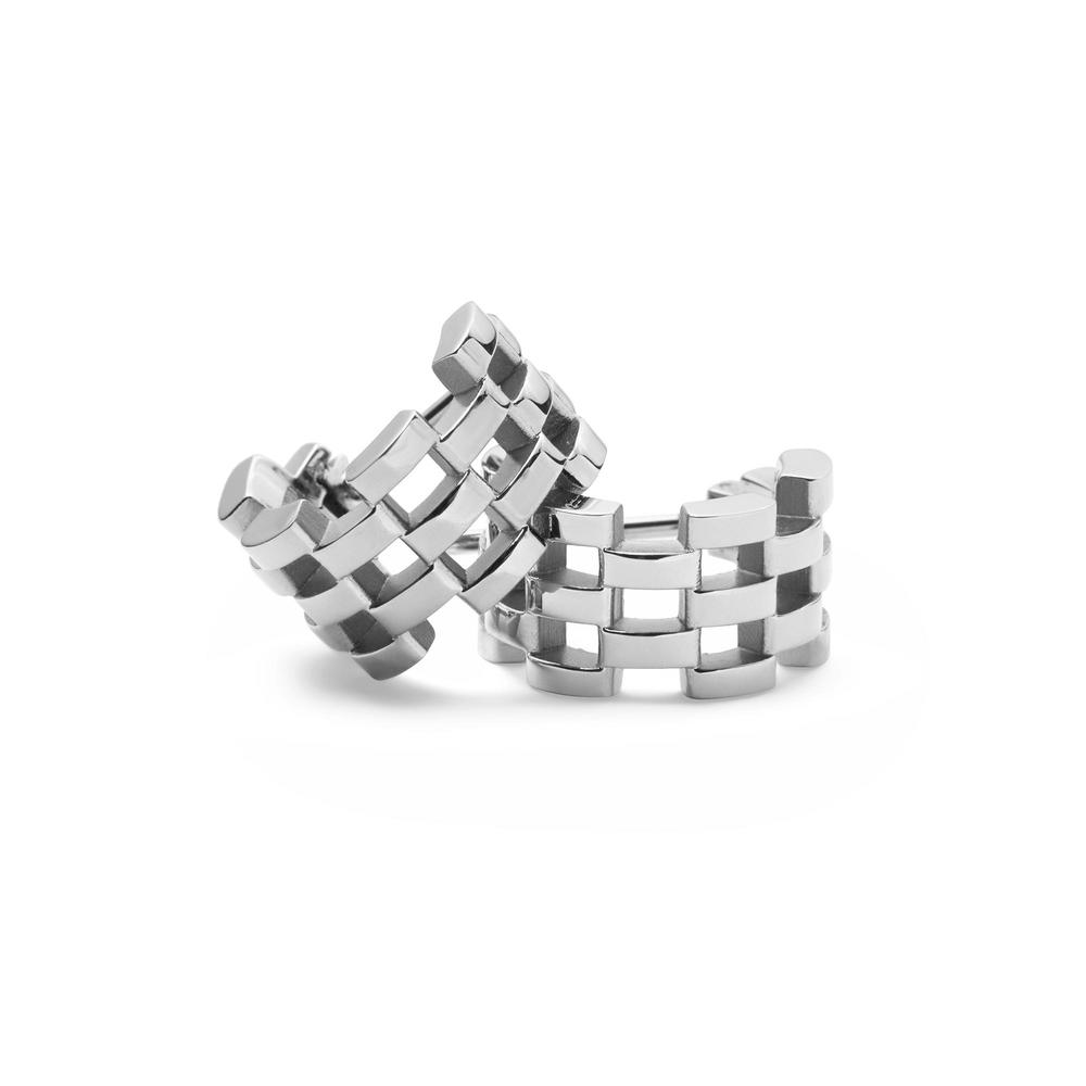 다니엘 웰링턴 PERFECT PAIR 5-LINK EARRING 볼드스타일 링귀걸이 - 상세 이미지 2