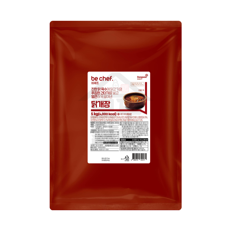 동원 홈푸드 비셰프 닭개장 5kg 대용량 업소용 - 상세 이미지 2