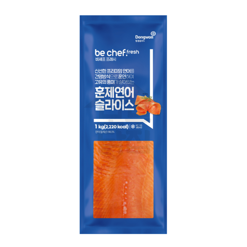 동원 홈푸드 비셰프 훈제연어 슬라이스 1kg 냉동 건염 - 상세 이미지 2