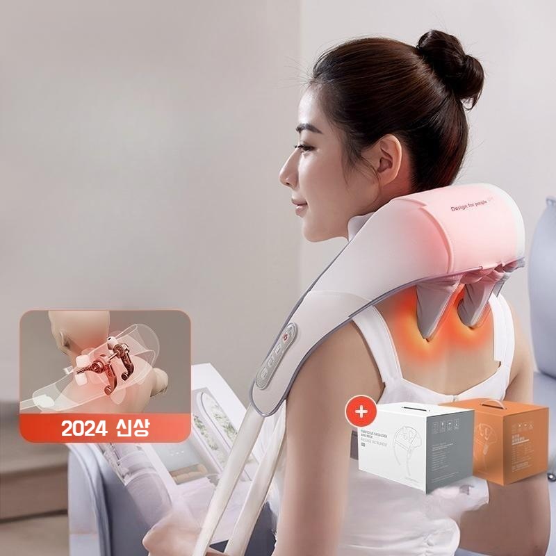 신제품 New 포터블 목 어깨 마사지기 시원하게 풀어주는 프리미엄 마사지기 효도선물 집들이선물 - 상세 이미지 2