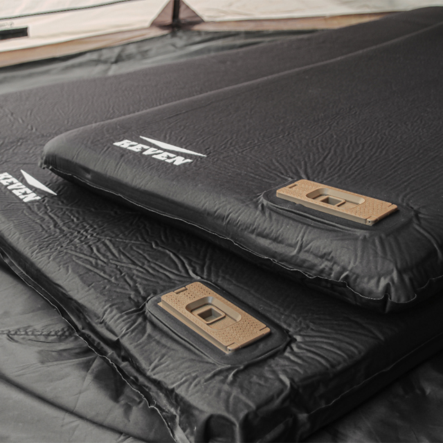 케븐 펌프 내장형 자충매트 원터치 캠핑 에어매트 자동충전 텐트 차박 매트리스 싱글