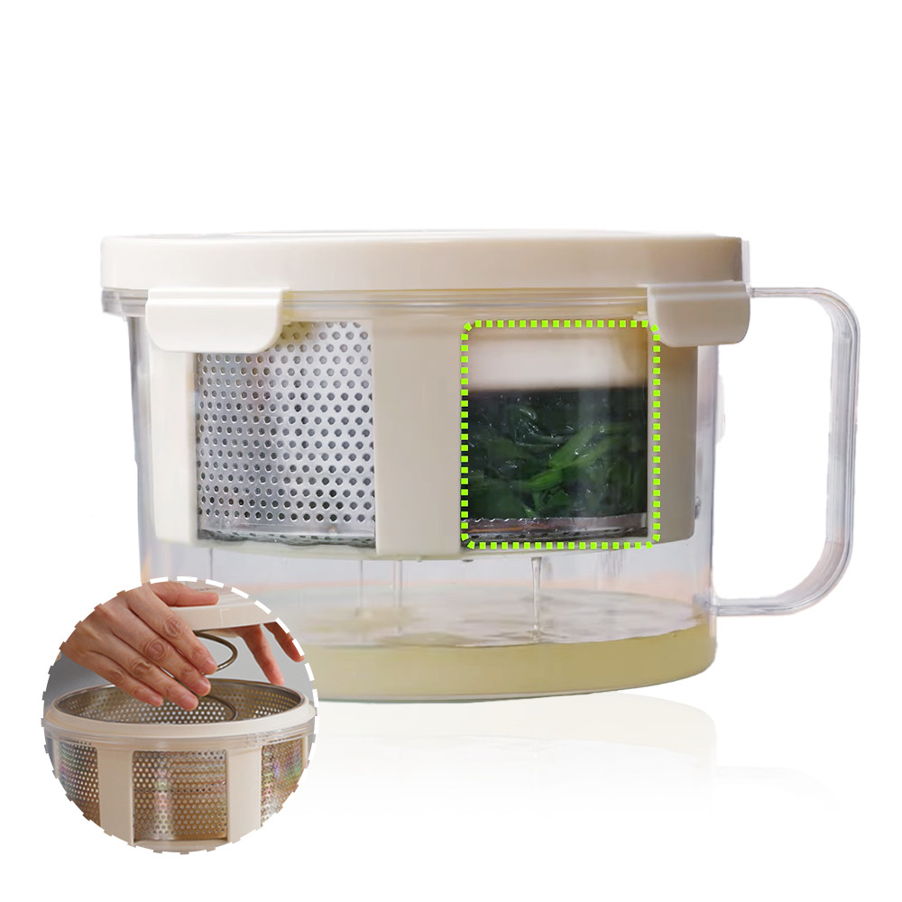 킹스텐 요술 짤순이 채소물짜기 오이지짜기 유청분리기 야채짤순이 음식물 스테인리스 분리형