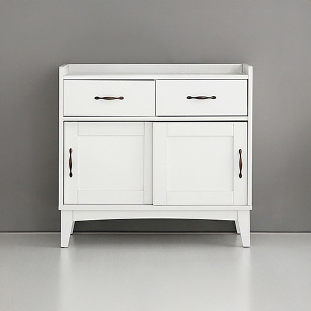 6056H 펨바 체스트 캐비넷 840x390x790mm, 2단, 화이트 8939.4055 - 메인 이미지