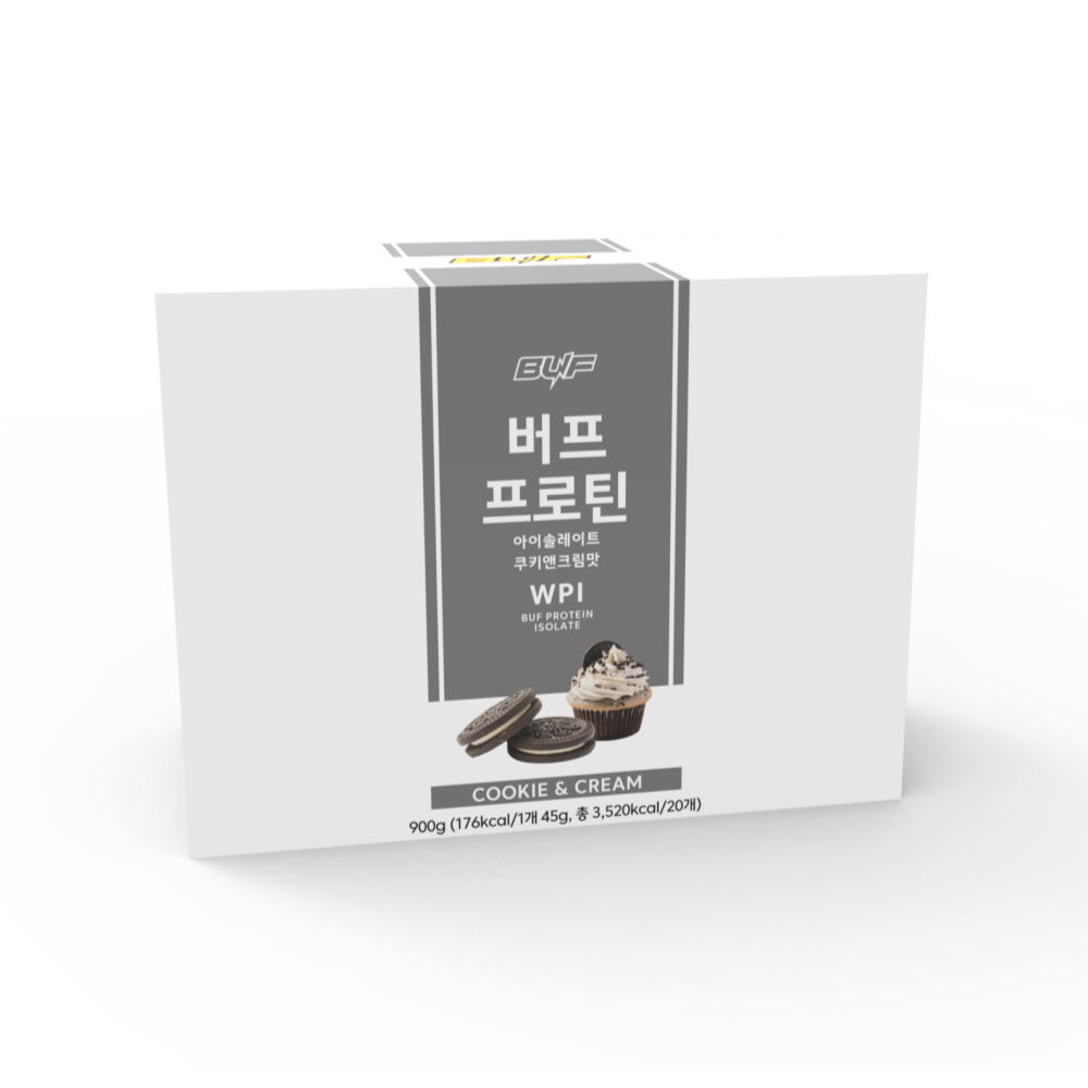 아이솔레이트 단백질쉐이크파우치 아이솔레이트 버프프로틴 wpi프로틴 분리유청단백질 쿠키앤크림맛, 20포, 1개 - 상세 이미지 4