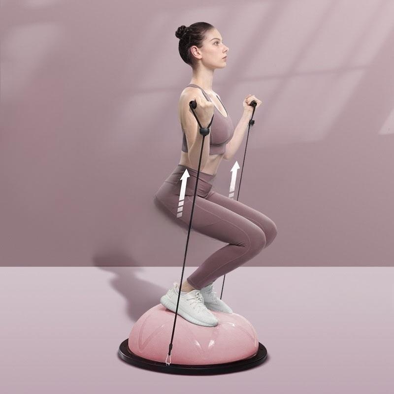 밸런스 하프짐볼 보수볼 돔볼 밸런스볼 반짐볼 손잡이 에어펌프 포함 세트