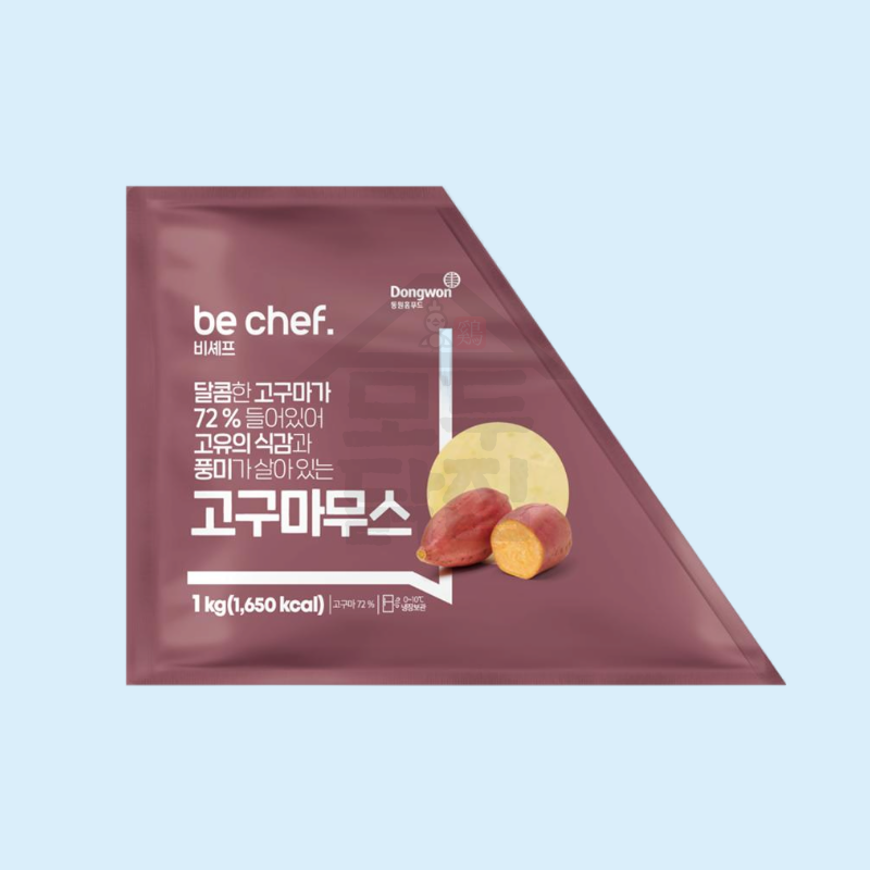 동원 홈푸드 비셰프 뉴 고구마무스 1kg 고구마크러스트 - 상품 이미지