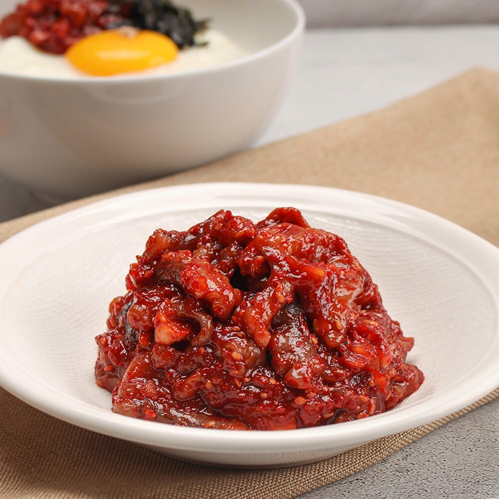 [마녀바스켓] 밥반찬 밥도둑 쫄깃 오징어젓500g+낙지젓500g : 신세계라이브쇼핑