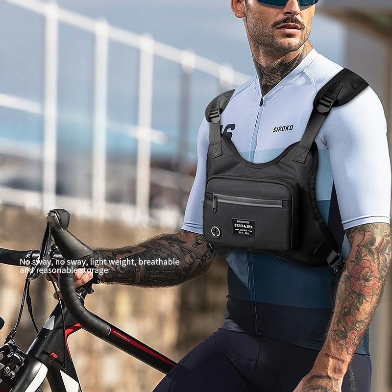 BlackVestBag 스포츠 조끼 가방 조끼 힙색 앞으로 메는 가방 - 상세 이미지 2
