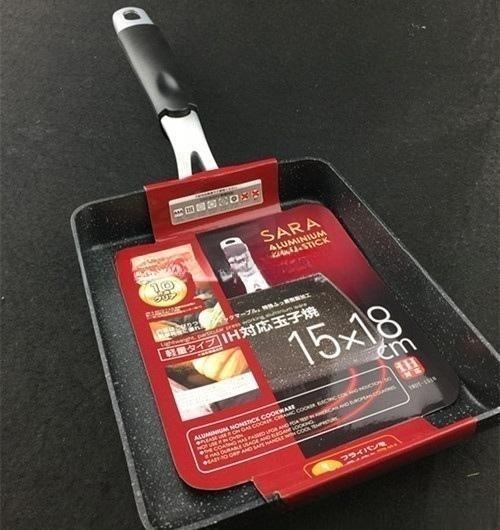 일본 다마고야키 프라이팬 붙지 않는 팬 18cm 계란말이 오믈렛 일식 후라이팬