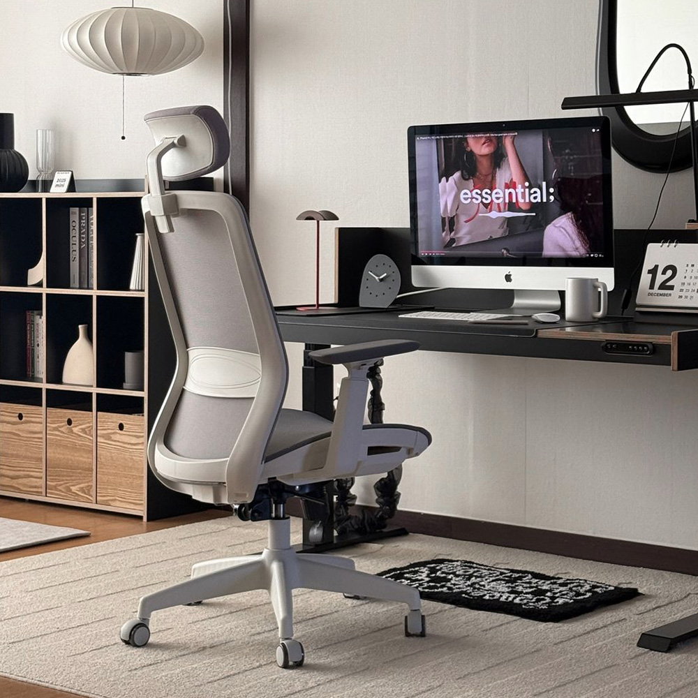 에르먼 S50 PRO AIR 국내생산 풀메쉬 책상의자 사무용 사무실 학생 허리편한 컴퓨터의자