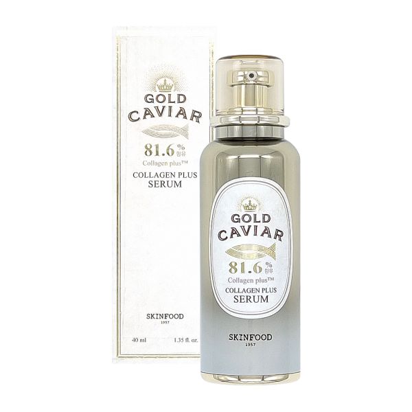 스킨푸드 골드 캐비어 콜라겐 플러스 세럼 40ml 모공세럼 콜라겐화장품 : 해찬인터내셔널