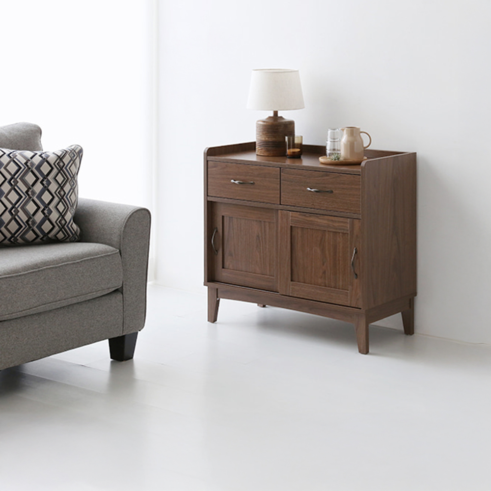 6056H 펨바 체스트 캐비넷 840x390x790mm, 2단, 브라운 3244.9811 이미지 6