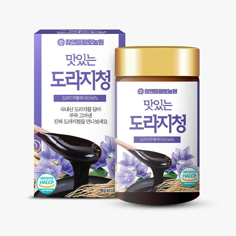 참앤들황토농원 맛있는 도라지청 250g 1병 (총 250g)