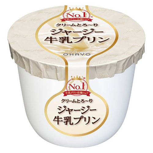 오하요 저지 우유 푸딩 밀크 / 일본 쟈지푸딩 115g - 상품 이미지