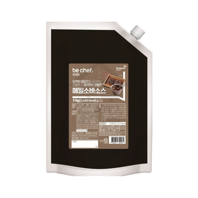 동원 홈푸드 비셰프 메밀소바소스 2kg 짭짤한맛 - 상세 이미지 2