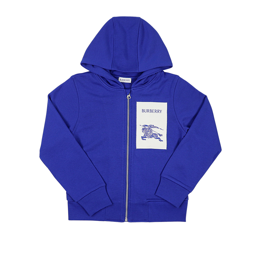버버리 키즈 EKD 로고 후드 집업 8077993 B7323