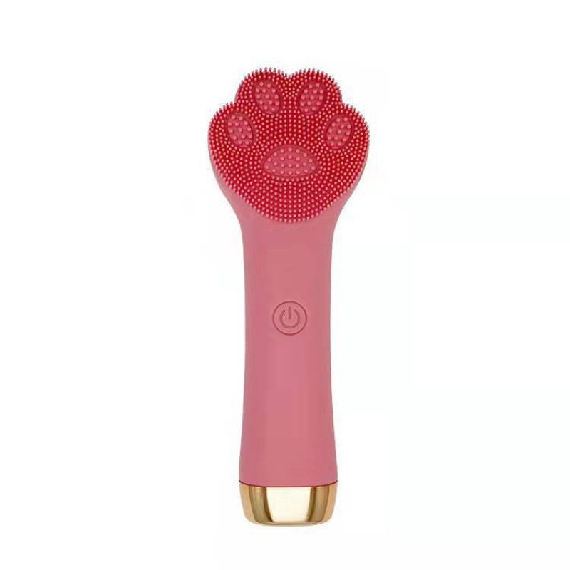 고양이 투인원 음파 진동 클렌저 진동클렌저 실리콘 브러쉬 전동 세안기 피지제거 모공 클렌져 - 상세 이미지 2