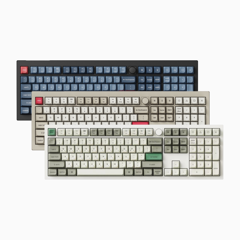 키크론 V6 PRO MAX 무선 매크로 키보드 아이패드 애플 키보드 레트로, 저소음바나나축 - 상세 이미지 3