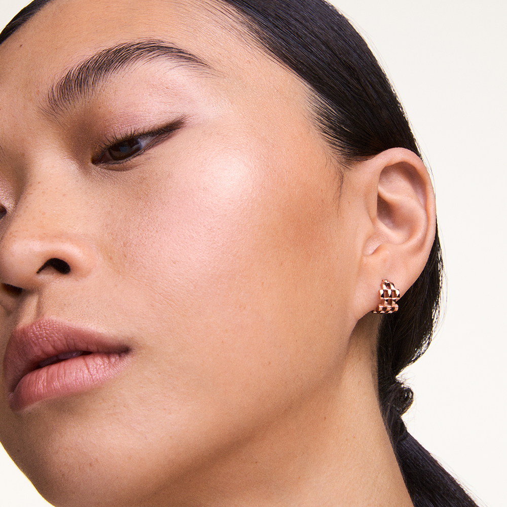 다니엘 웰링턴 PERFECT PAIR 5-LINK EARRING 볼드스타일 링귀걸이 - 상세 이미지 3