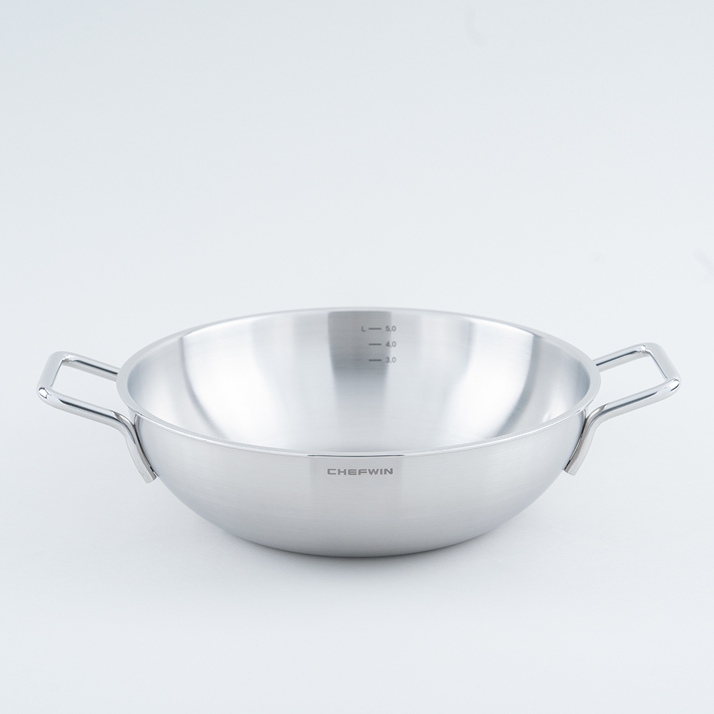 쉐프윈 316 커퍼코어 통5중 스텐 파티웍 32cm - 상세 이미지 4