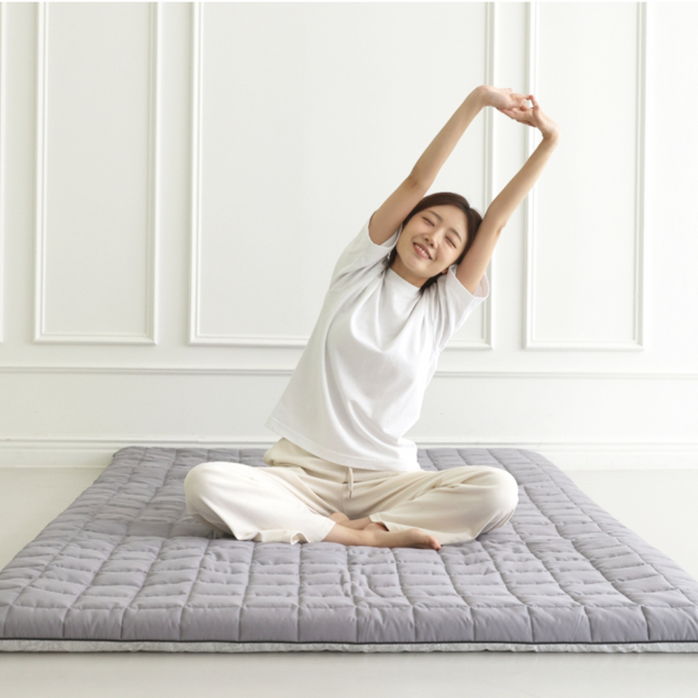 두꺼운 바닥 요매트 까는 이불 접이식 매트리스 손님용 매트