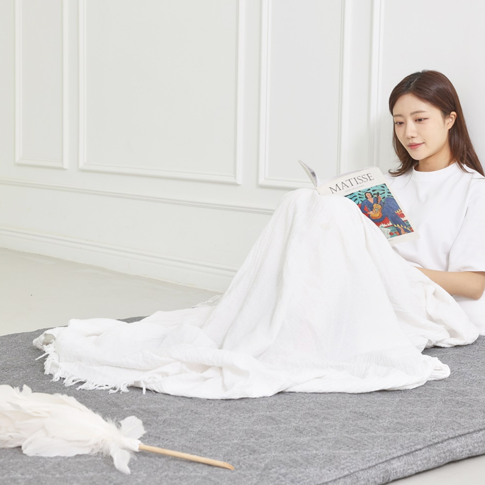 사계절 두꺼운 바닥 요매트 까는이불 요 패드 매트리스 손님용매트 3color