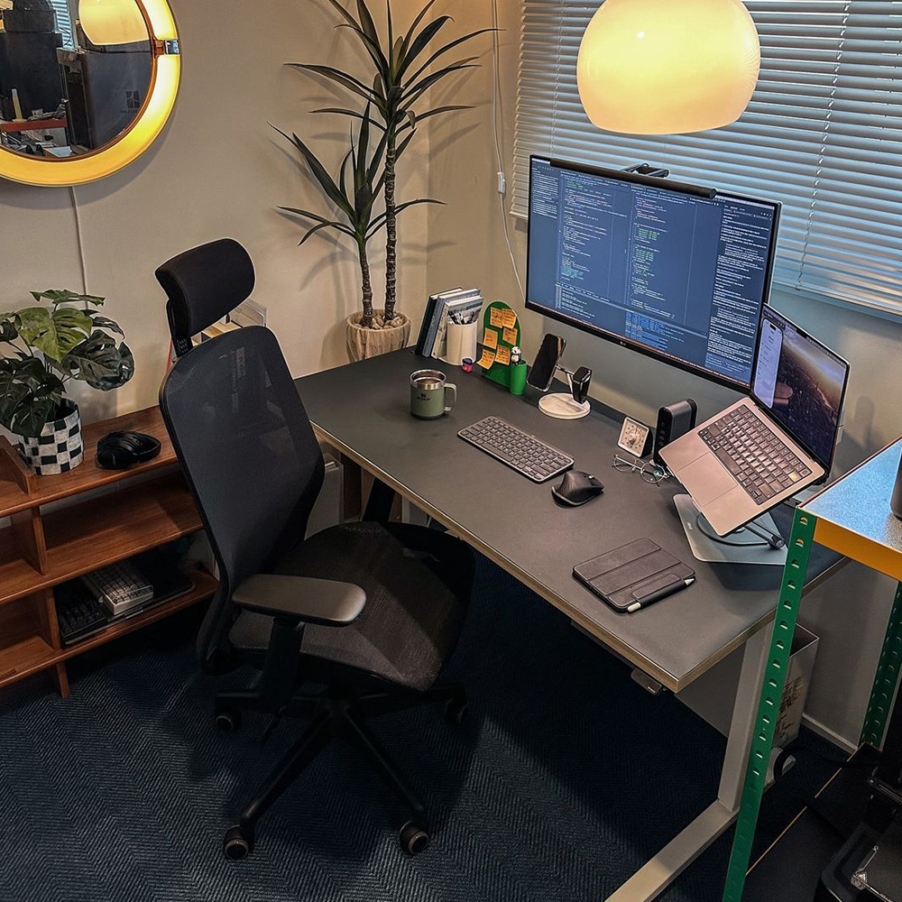 에르먼 S50 PRO AIR 국내생산 풀메쉬 책상 사무실 학생 허리편한 컴퓨터의자