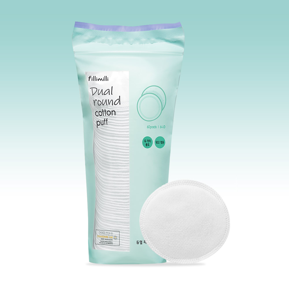 필리밀리 듀얼 라운드 화장솜 60P x 4개입