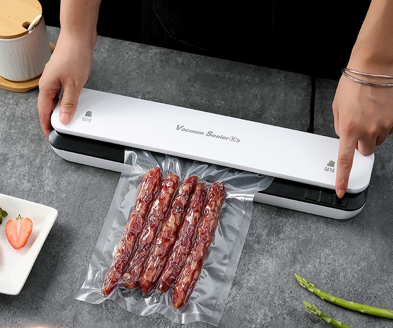 초강력 원터치 진공포장기 수비드 밀봉 진공기 음식압축기 풀세트