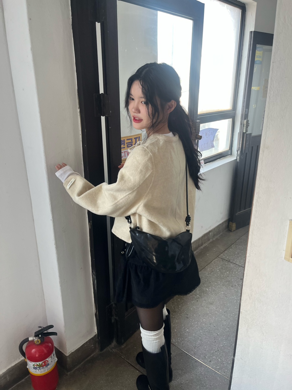 마카롱 리본 울 핸드메이드 숏 코트 (3color) 상세 이미지 25