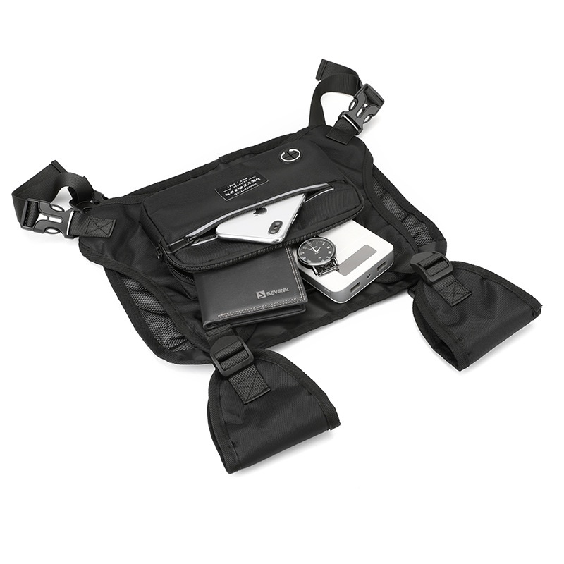 BlackVestBag 스포츠 조끼 가방 조끼 힙색 앞으로 메는 가방 - 상세 이미지 3