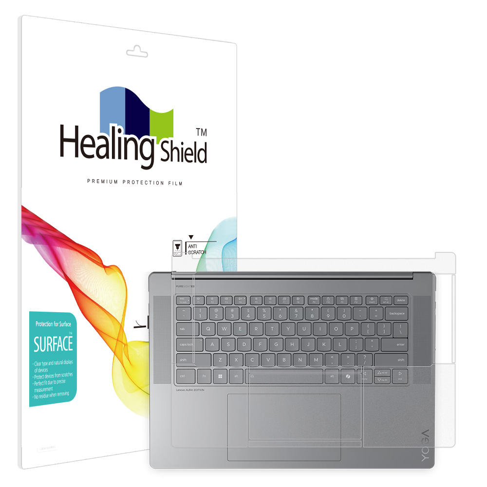레노버 요가 슬림 7i 아우라 에디션 9세대 15ILL9 무광 팜레스트/터치패드 필름 2매