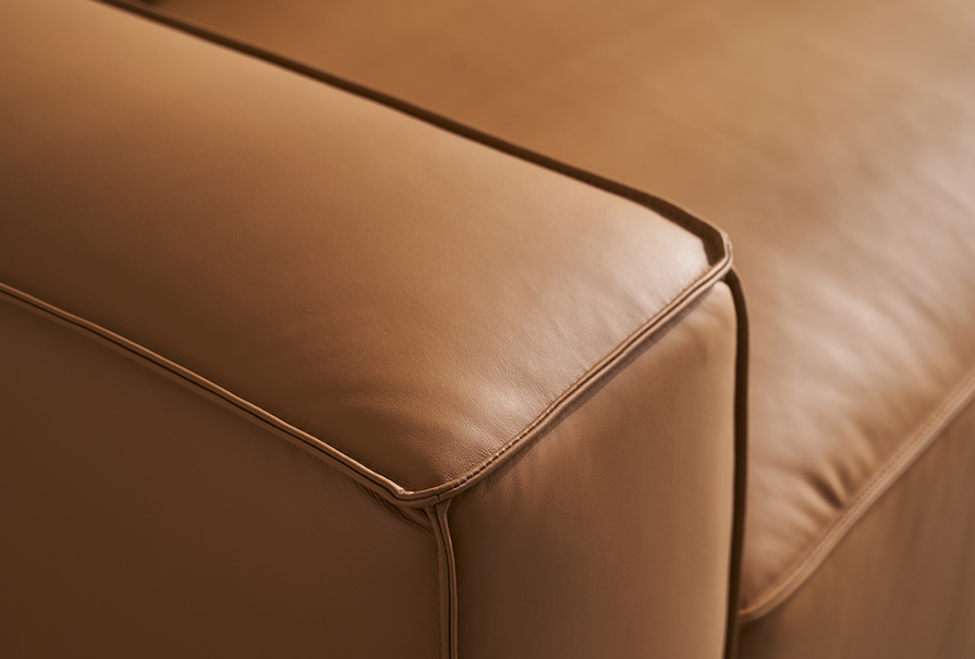 수아브 뉴웨이 모듈 이태리 통가죽 쇼파 천연 면피 소파 4인