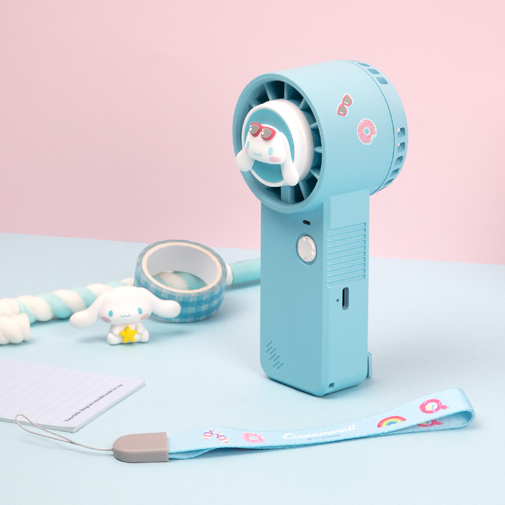 산리오 캐릭터 휴대용 선풍기 시나모롤 미니 핸디팬 선풍기