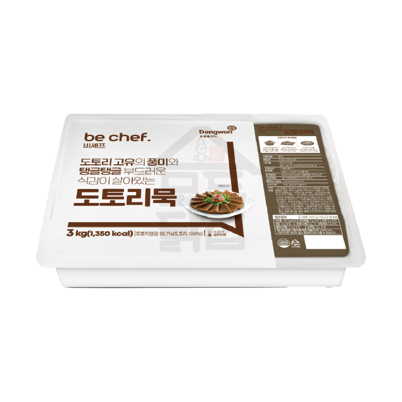 동원 홈푸드 비셰프 농민 도토리묵 3kgx4EA BOX 탱글한 식감 - 상세 이미지 2