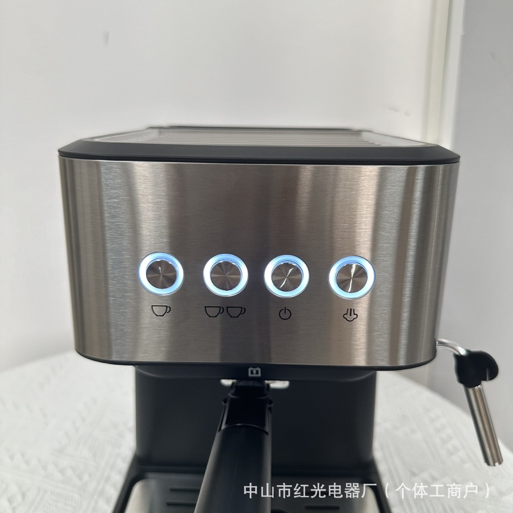 반자동 가정용 커피머신 에스프레소머신 고압 스팀 우유 거품 통합 - 상세 이미지 4