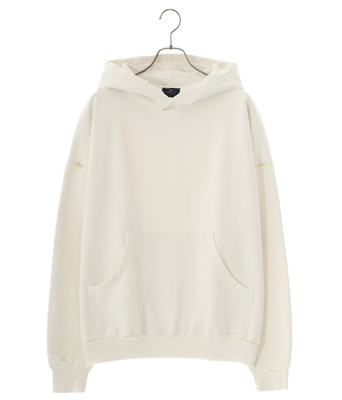 레미레리프 NAVY LABEL 더블 SP 가공 파카 후드 티셔츠 RN26349293AK - 상세 이미지 4