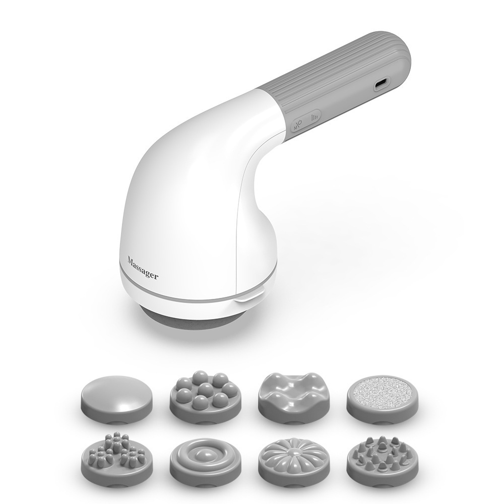 바디강타 틈셀피니셔 근막이완 진동마사지건 지방관리 뭉친근육 피부탄력 마사지기 8가지 헤드