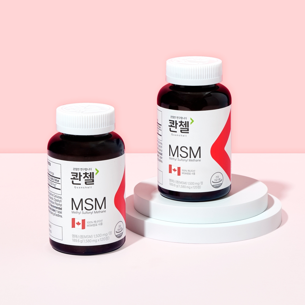 [총12개월분]관절 건강 콴첼 MSM 120정, 3개 이미지 2