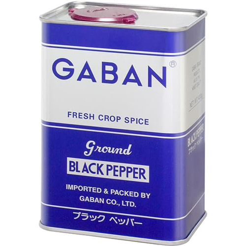 가반 그라운드 후추 페퍼 사각캔 420g / 일본 GABAN 흑후추 블랙페퍼 - 메인 이미지
