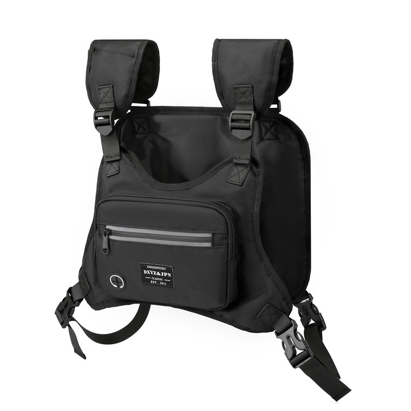 BlackVestBag 스포츠 조끼 가방 조끼 힙색 앞으로 메는 가방 - 상세 이미지 5