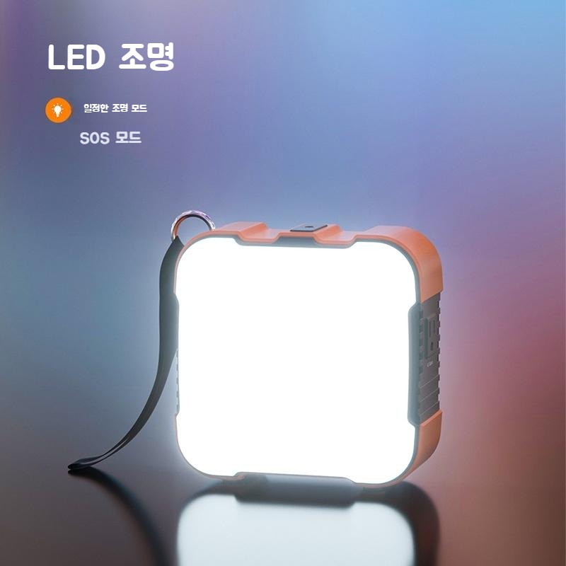 220v 120w 초미니 파워뱅크 캠핑용 보조배터리 LED 라이트 지원 - 상세 이미지 2
