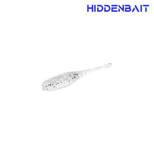 히든베이트 마브 볼락루어 송어웜 전갱이 락피쉬 아징웜 001 CLEAR, 4cm - 상품 이미지