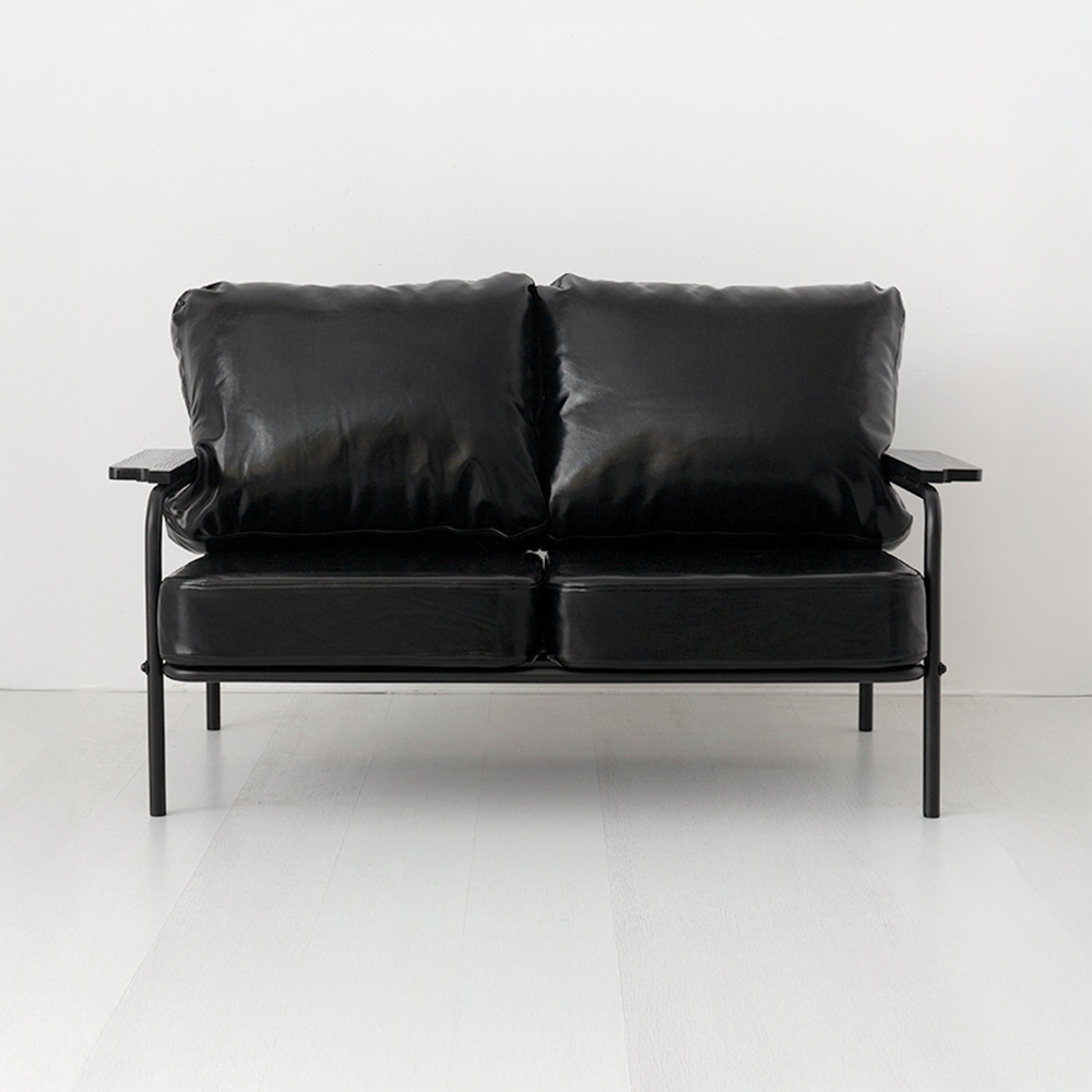 DELU 2인소파 1665 카멜 2310.5568, 2인용