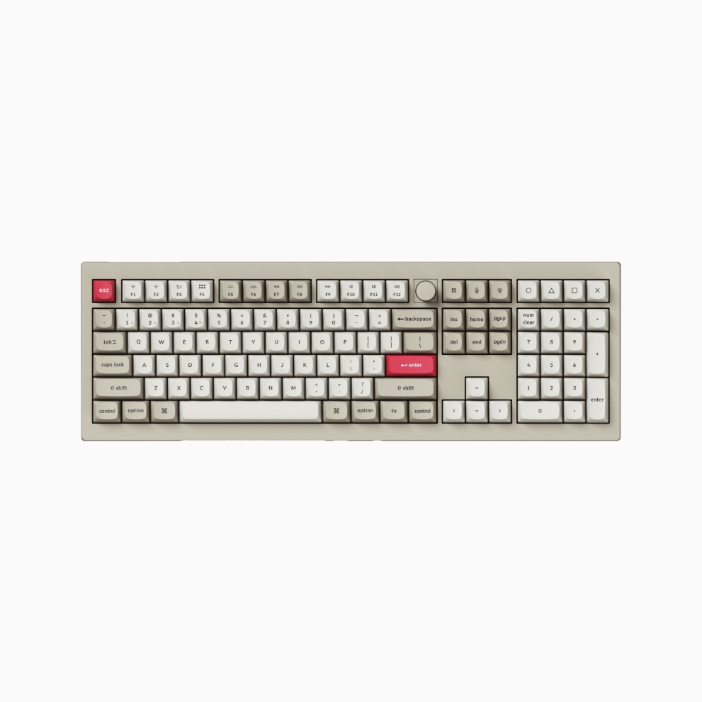 키크론 V6 PRO MAX 무선 매크로 키보드 아이패드 애플 키보드 레트로, 저소음바나나축 - 상세 이미지 2