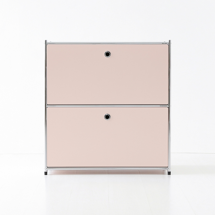 심플리 수납장 BC016 770mmx400mmx820mm, 2단, 라이트핑크 5761.6164 - 상품 이미지