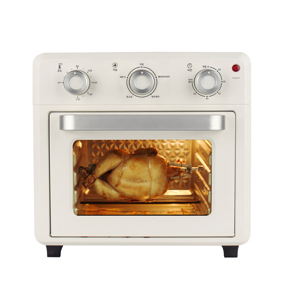 이지클린 스텐 바스켓 감성 에어프라이어 오븐 20L